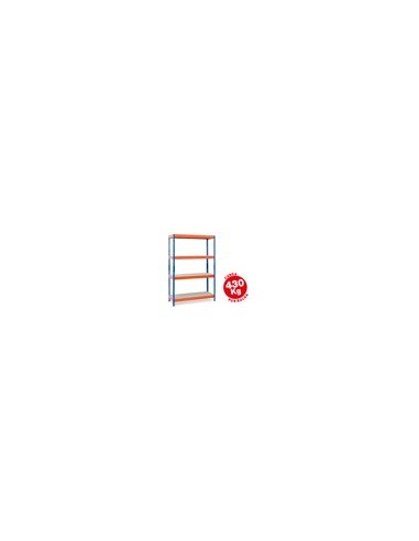 ESTANTERIA MET.AR STORAGE200X100X60CM 4 EST.430KG POR EST.