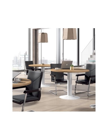MESA REUNION RED.MEETING 3006AT01 ESTR.AL.TABLERO HAYA 120 CM DIAMETR