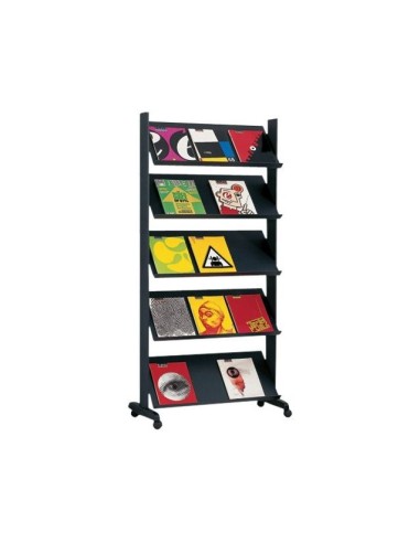 EXPOSITOR FAST SUELO MOVIL NEGRO