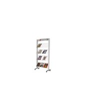 EXPOSITOR FAST SUELO METALICO BALDAS TPTE.S 4 ESTANTES 2