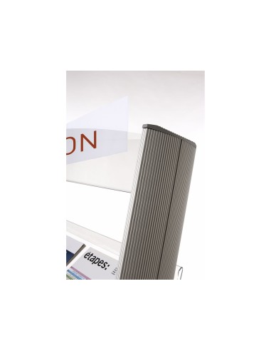 EXPOSITOR FAST SUELO METALICO BALDAS TPTE.S 4 ESTANTES