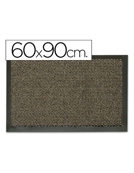 ALFOMBRA FAST ANTIPOLVO GRIS BASIC 60X90 CM