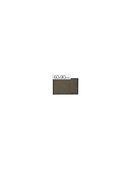 ALFOMBRA FAST ANTIPOLVO GRIS BASIC 60X90 CM