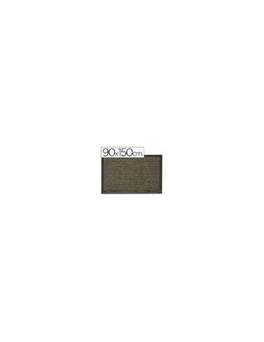 ALFOMBRA FAST ANTIPOLVO GRIS BASIC 90X150 CM