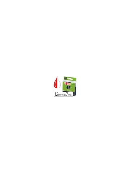 CINTA DYMO 45015 12MMX7MT RJ./BL.  D1