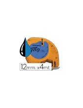 CINTA DYMO 91205 12MMX4MT NG./AZ. D1 2