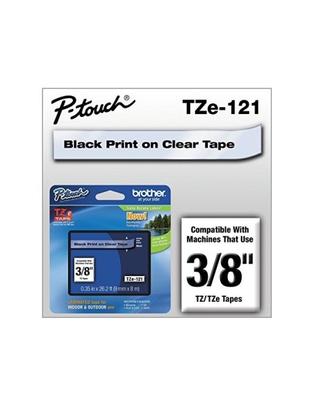 TZE-121 CINTA BROTHER TPTE./NG. 9MMX8MT.
