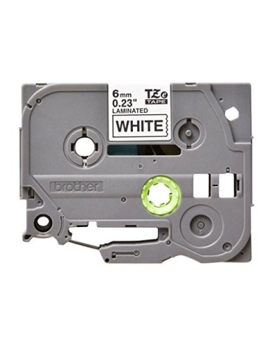 TZE-211 CINTA BROTHER BL./NG 6MMX8MT.