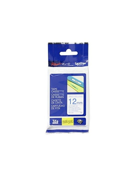 TZE-233 CINTA BROTHER BL./AZ. 12MMX8MT.