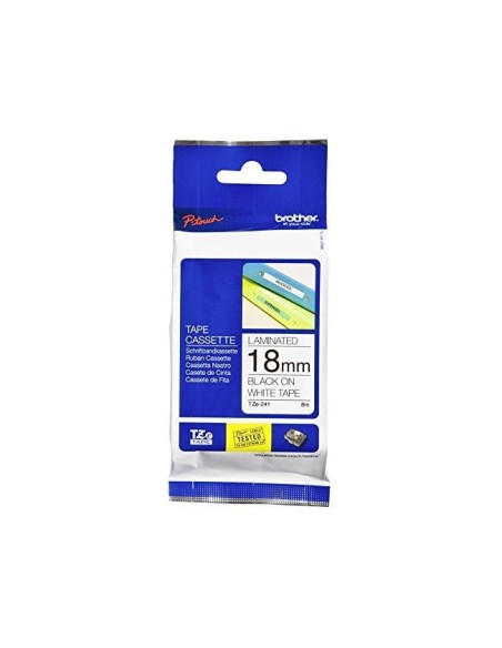 TZE-241 CINTA BROTHER NG./BL.18MMX8MT.