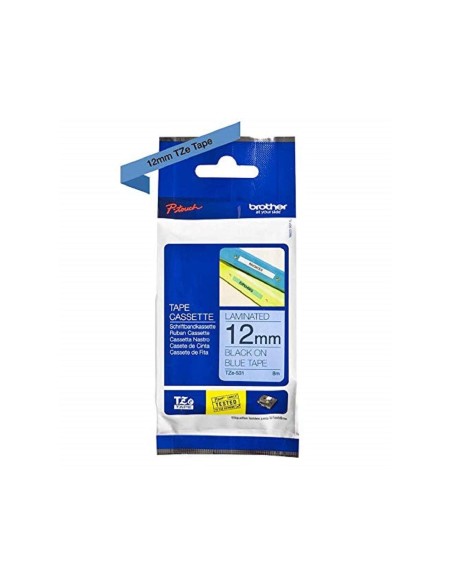 TZE-531 CINTA BROTHER AZ./NG. 12MMX8MT.