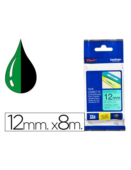 TZE-731 CINTA BROTHER VE./NG. 12MMX8MT.