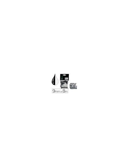 MK-221 CINTA BROTHER BL./NG. 9MMX8MT.