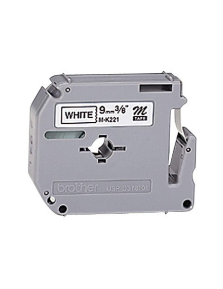 MK-221 CINTA BROTHER BL./NG. 9MMX8MT.