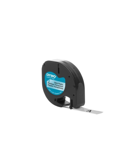 CINTA DYMO 12263 12MMX4MT NG./TPTE.