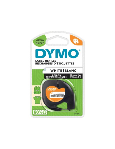 CINTA DYMO 18769 12MMX2MT ROPA NG/BL. D1