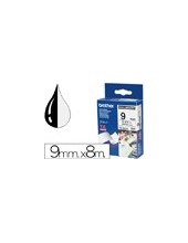 TZ-N221 CINTA BROTHER NG./BL. 9MM NO LAMINADA 2