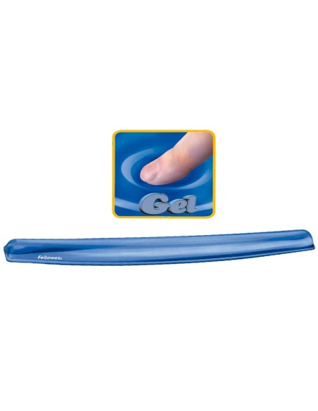 REPOSAMUÑECAS GEL FELLOWES TECLADO AZ. 26X48X57 CM