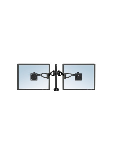 BRAZO MONITOR PLANO DOBLE FELLOWES FLEXIBLE PANTALLAS 10 KG
