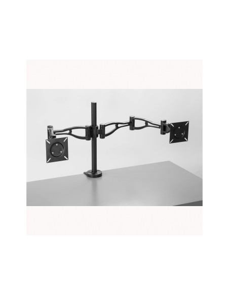 BRAZO MONITOR PLANO DOBLE FELLOWES FLEXIBLE PANTALLAS 10 KG