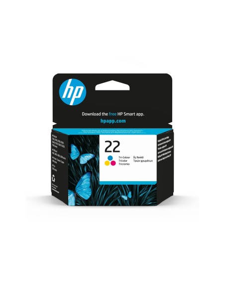 C9352AE CARTUCHO HP Nº 22 TRICOLOR 165 PG.