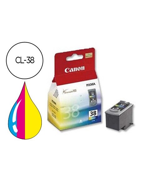 2146B001 CARTUCHO CANON CL-38 TRICOLOR  205 PG.