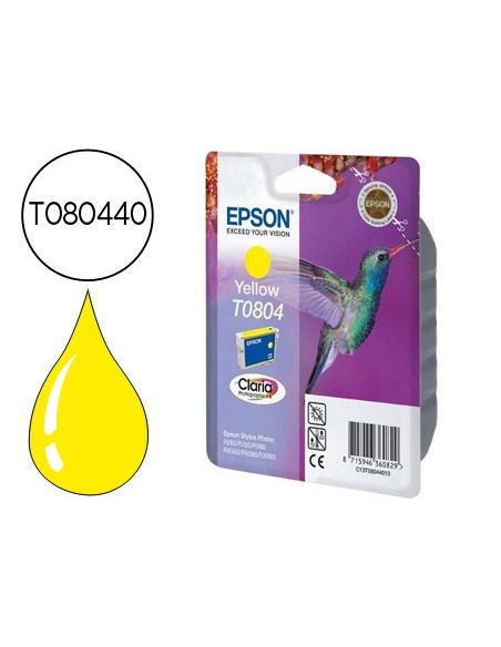 C13T08044011 CARTUCHO EPSON R265/RX560 AM. 520 PG.