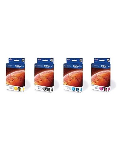 LC-1100HYVALBP CARTUCHO BROTHER RAINBOW PK. ALTA CAP. 900 PG.