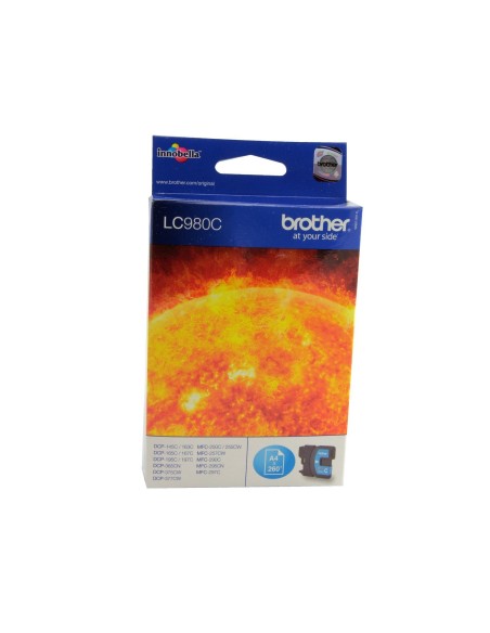 LC-980C CARTUCHO BROTHER CIAN 300 PG.