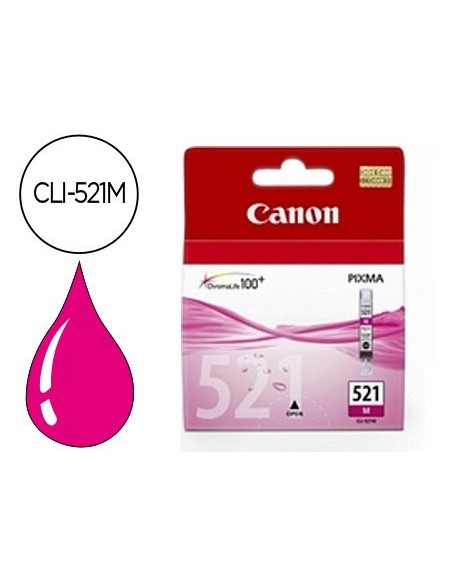 2935B001 CARTUCHO CANON CLI-521M MAG. 448 PG.