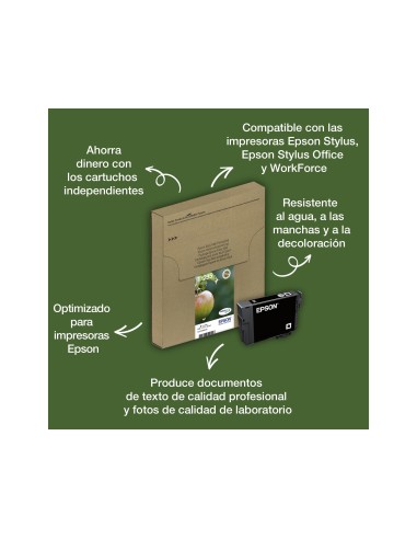 C13T12944012 CARTUCHO EPSON SX420W/425W T1294 AM. 370 PG.