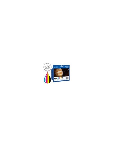 LC-1240VALBP CARTUCHO BROTHER RAINBOW PK. 600 PG.