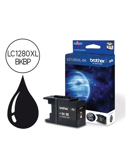 LC-1280XLBKBP CARTUCHO BROTHER NG. ALTA CAP.  2400 PG.