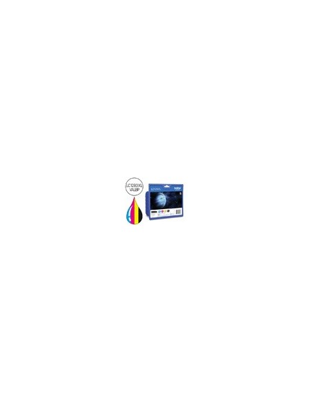 LC-1280XLVALBP CARTUCHO BROTHER RAINBOW PK. 2400 PG
