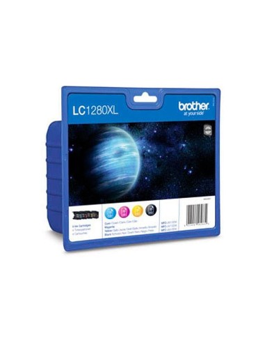 LC-1280XLVALBP CARTUCHO BROTHER RAINBOW PK. 2400 PG