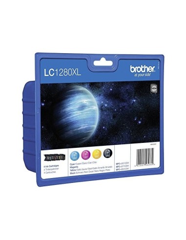 LC-1280XLVALBP CARTUCHO BROTHER RAINBOW PK. 2400 PG