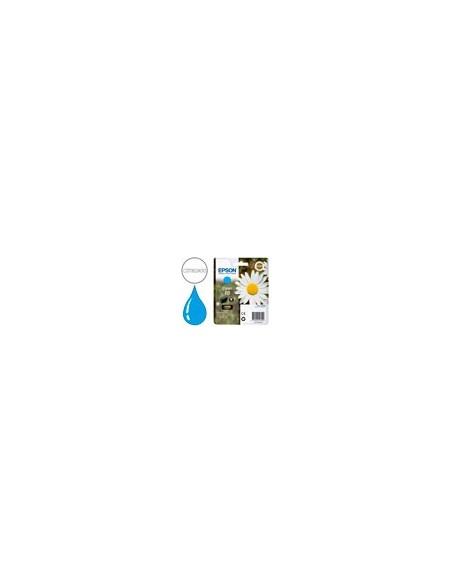 C13T18024010 CARTUCHO EPSON XP-102/XP205 T1802 CIAN 180 PG.