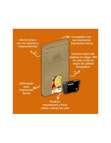 C13T33514012 CARTUCHO EPSON XP-530/630 33XL NG. 530 PG.