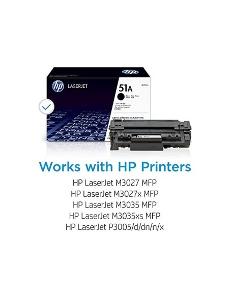 Q7551A TONER HP Nº 51A NG. 6500 PG.