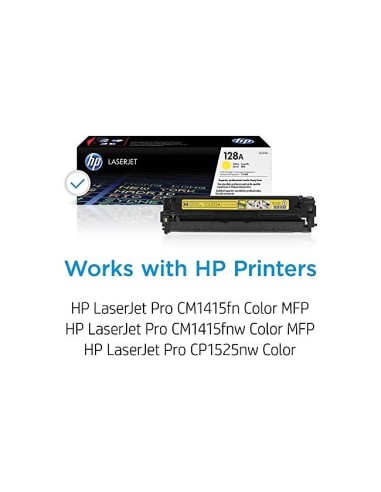 CE322A TONER HP Nº 128A  AM. 1300 PG.