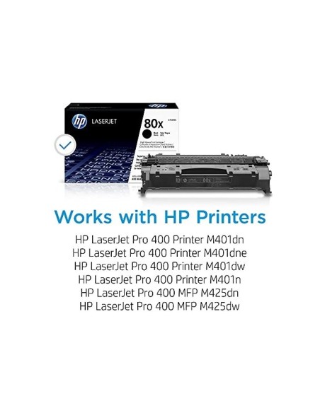 CF280X TONER HP Nº80X  NG. 6900 PG.