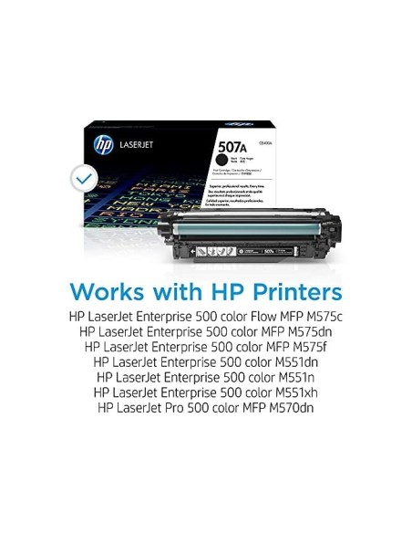 CE400A TONER HP Nº 507A NG. 5500 PG.