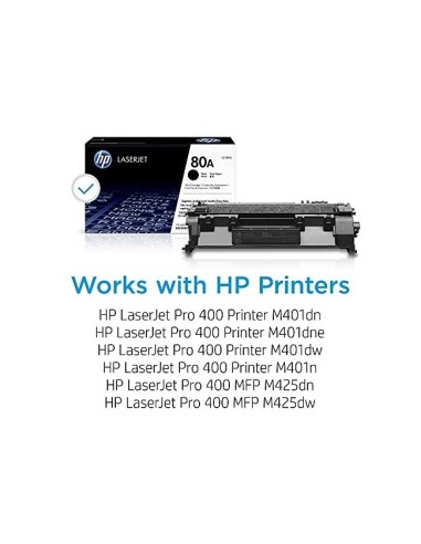 CF280A TONER HP Nº 80A NG. 2700 PG.