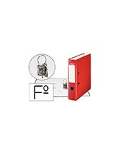 ARCHIVADOR PALANCA ESSELTE FL CARTON FORRADO PVC RADO LOMO 75MM RJ. 2