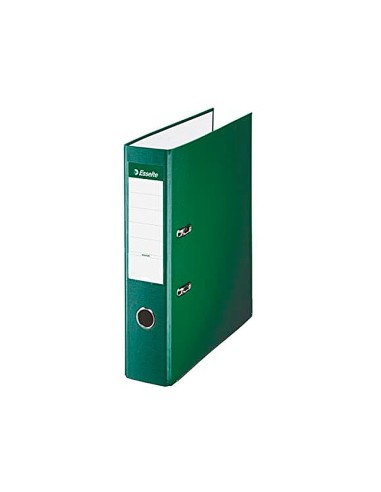ARCHIVADOR PALANCA ESSELTE FL CARTON FORRADO PVC RADO LOMO 75MM VE.