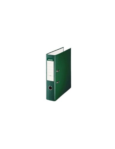 ARCHIVADOR PALANCA ESSELTE FL CARTON FORRADO PVC RADO LOMO 75MM VE.