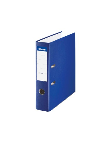 ARCHIVADOR PALANCA ESSELTE FL CARTON FORRADO PVC RADO LOMO 75MM AZ.