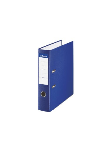 ARCHIVADOR PALANCA ESSELTE FL CARTON FORRADO PVC RADO LOMO 75MM AZ.
