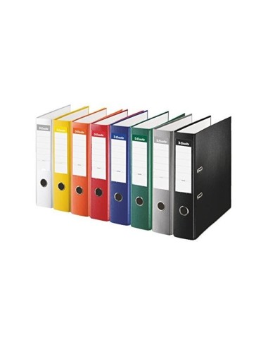 ARCHIVADOR PALANCA ESSELTE FL CARTON FORRADO PVC RADO LOMO 75MM AZ.