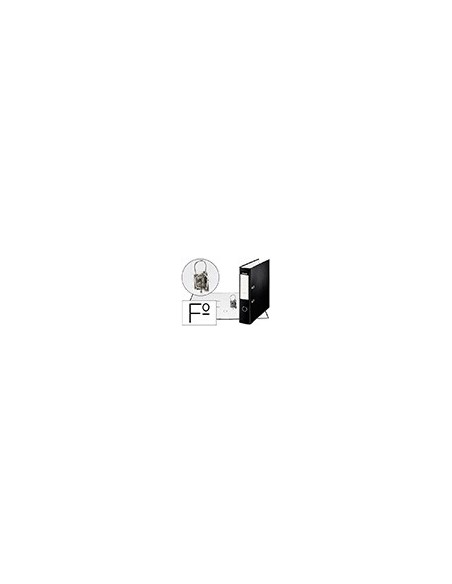 ARCHIVADOR PALANCA ESSELTE FL CARTON FORRADO PVC RADO LOMO 75MM NG.